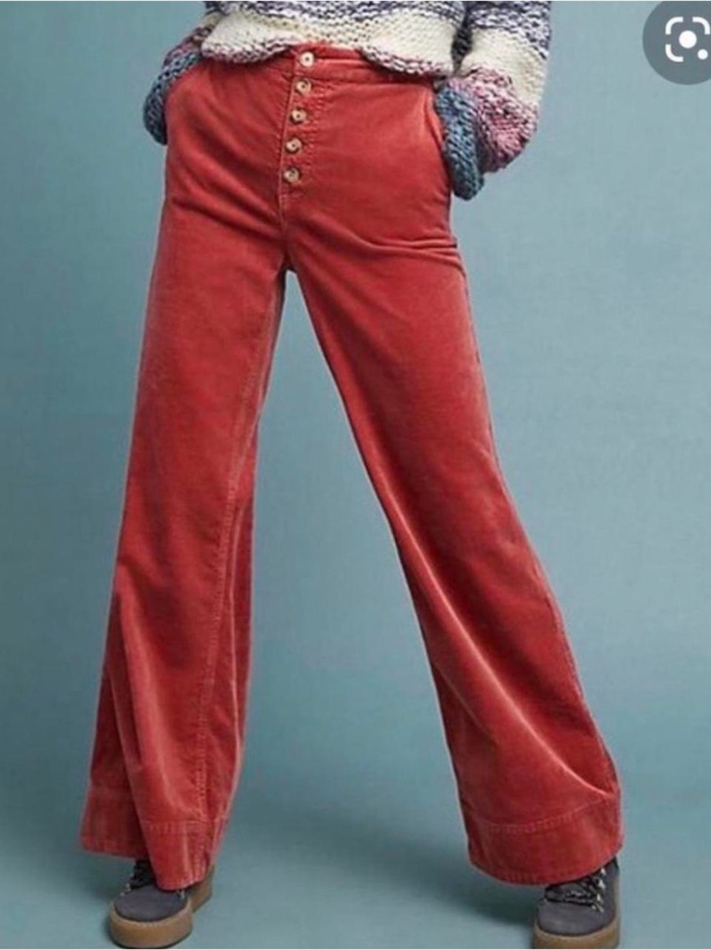 Pilcrow and letterpress corduroy pants
